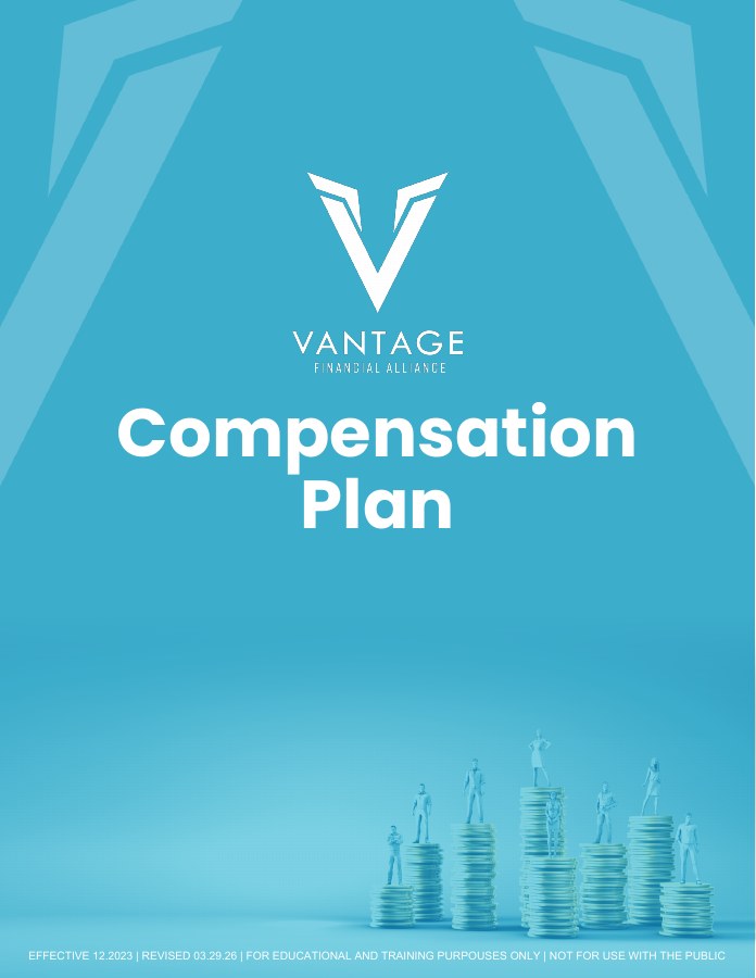 Cover of Vantage compensation plan
